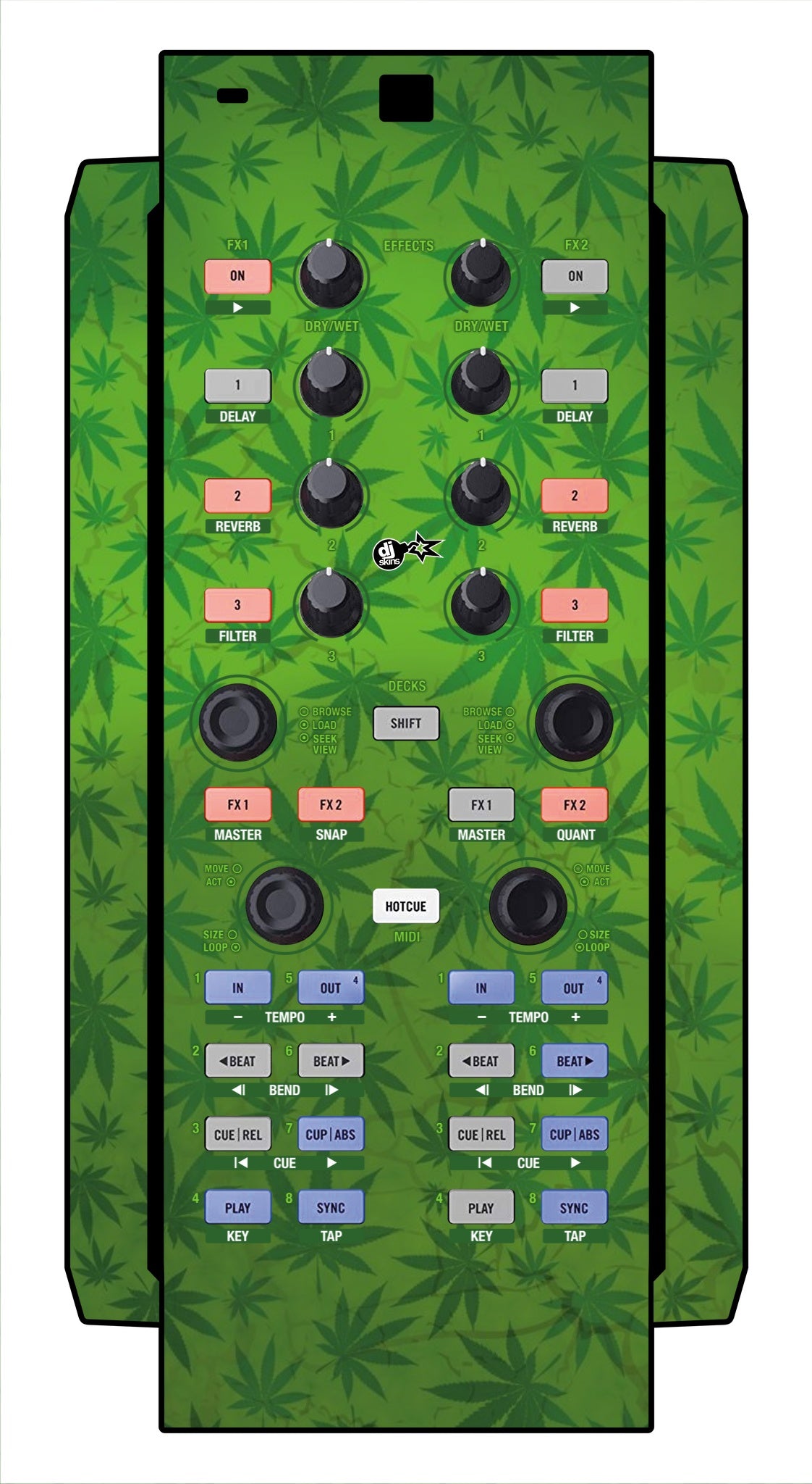 Native Instruments X1 Skin Weedhead