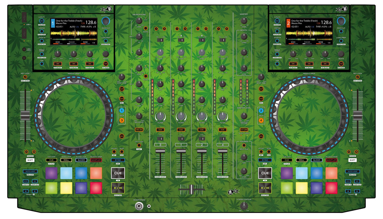 Denon DJ MCX 8000 Skin Weedhead