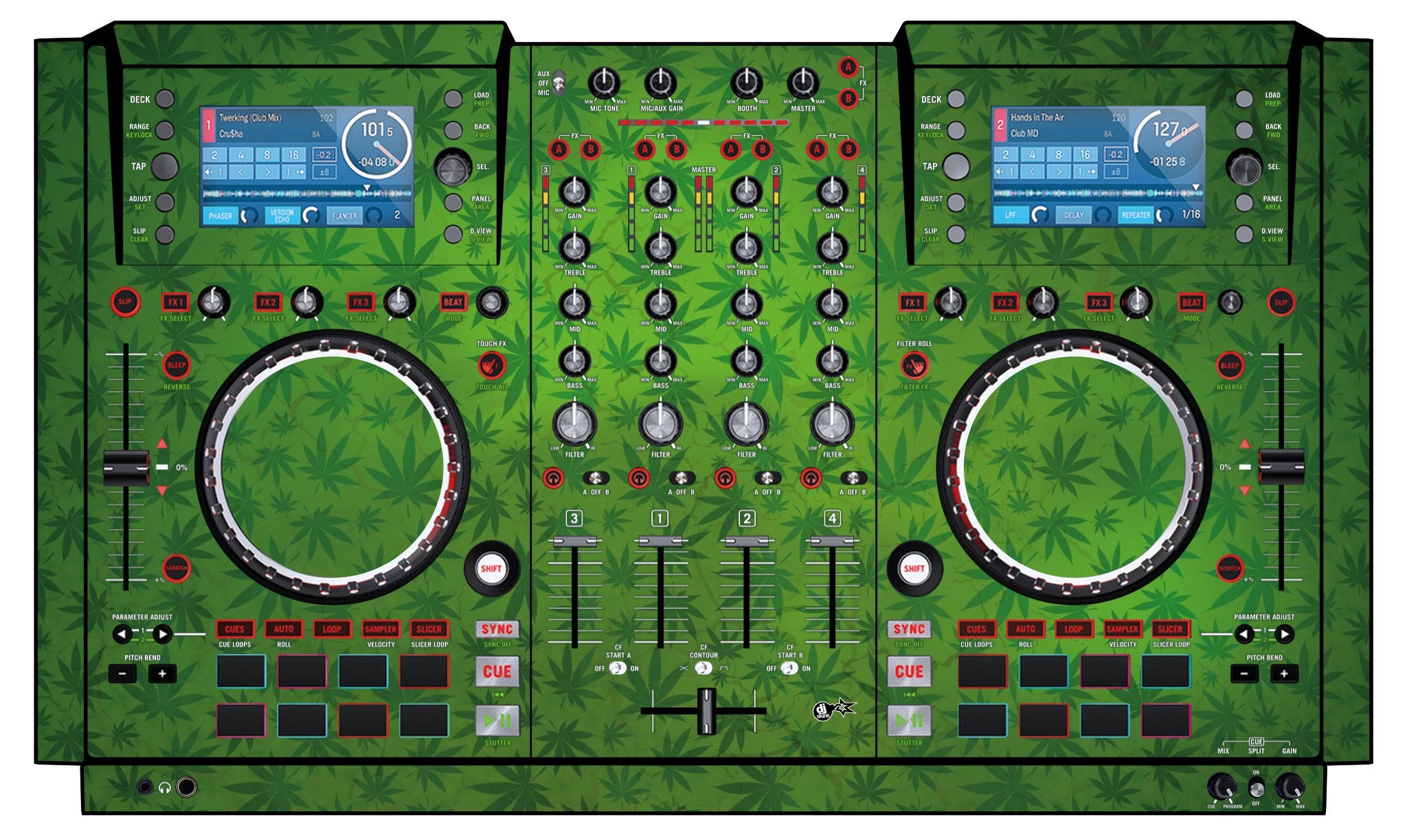 Numark NV Skin Weedhead