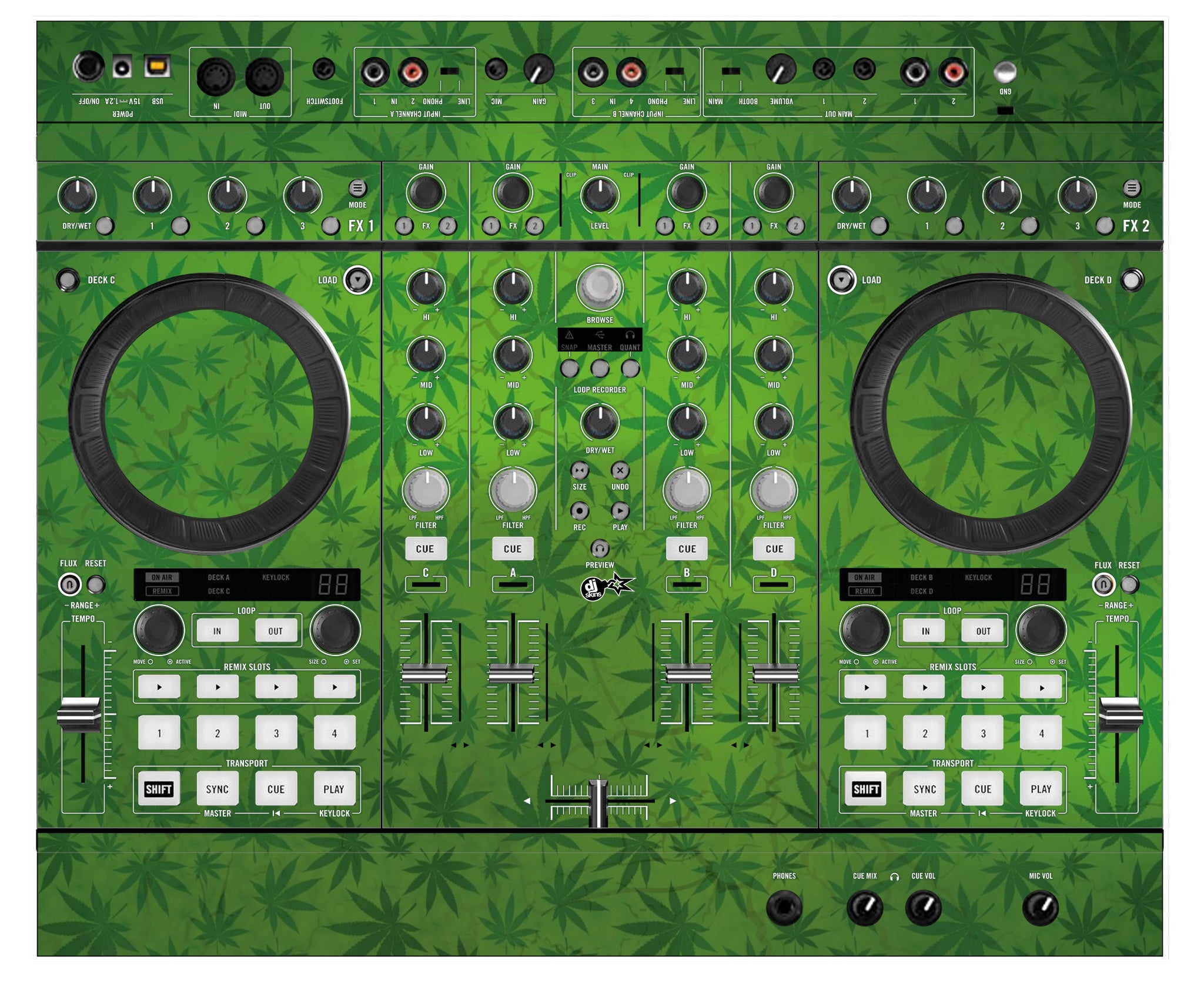 Native Instruments S4 MK2 Skin Weedhead