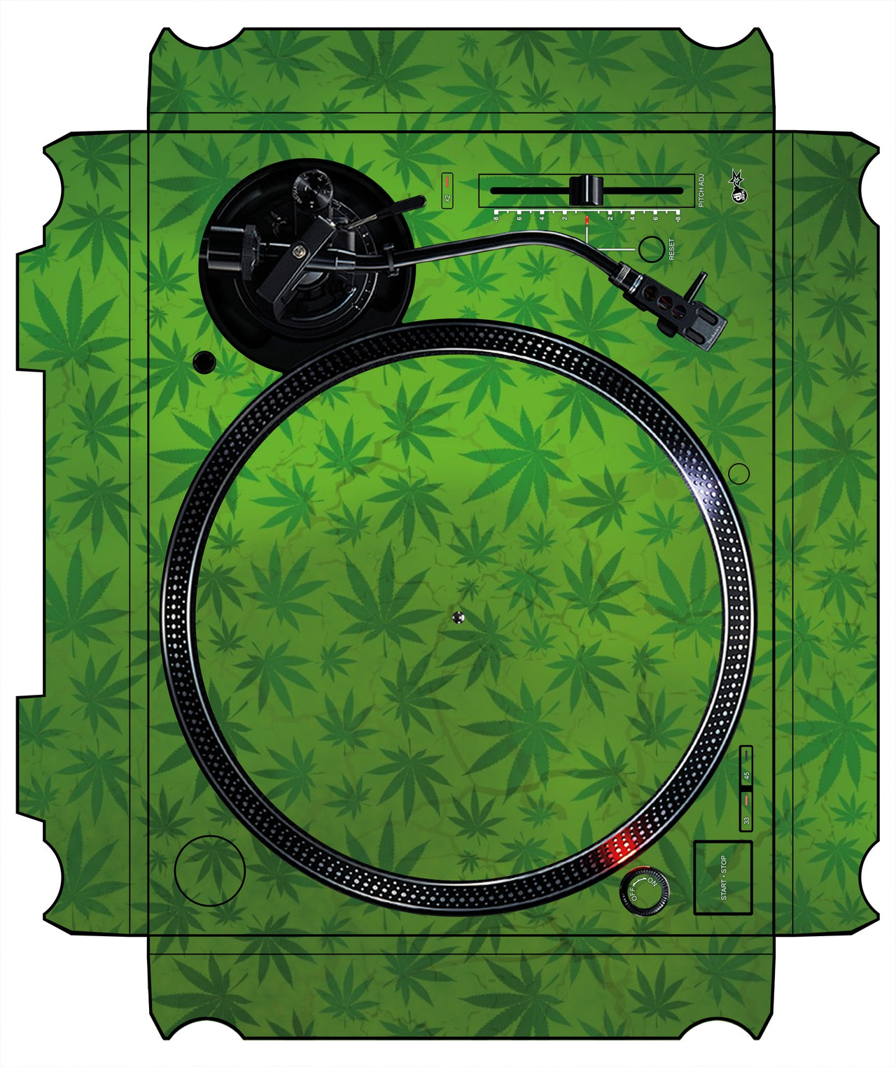 Technics 1200 / 1210 MK7 VERTICAL Skin Weedhead