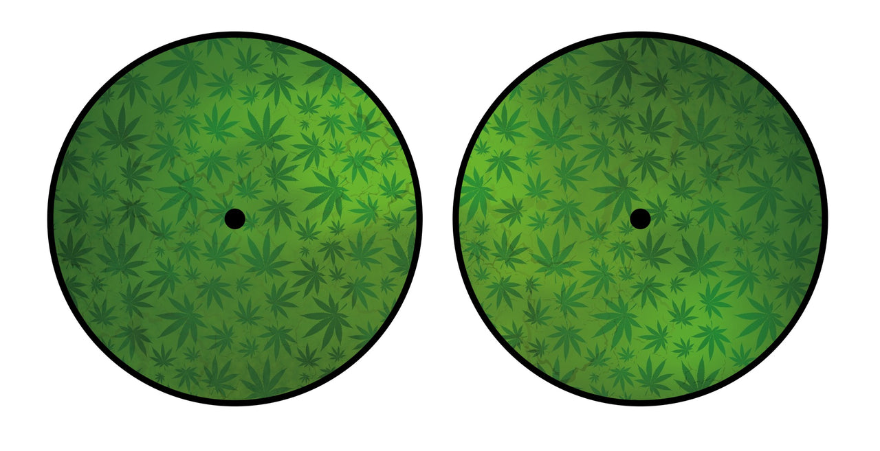 DJ Skins® Universal Vinyl Labelsticker (12.5 cm - LARGE) Skin Weedhead
