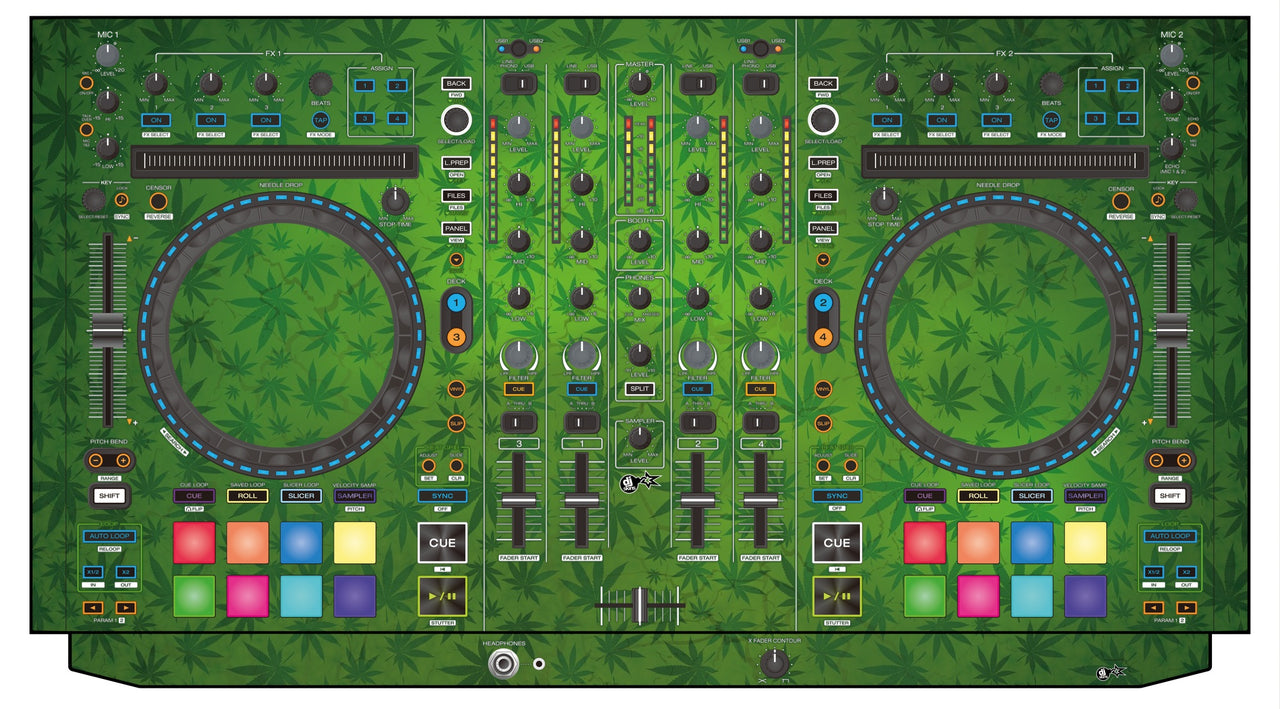 Denon DJ MC 7000 Skin Weedhead
