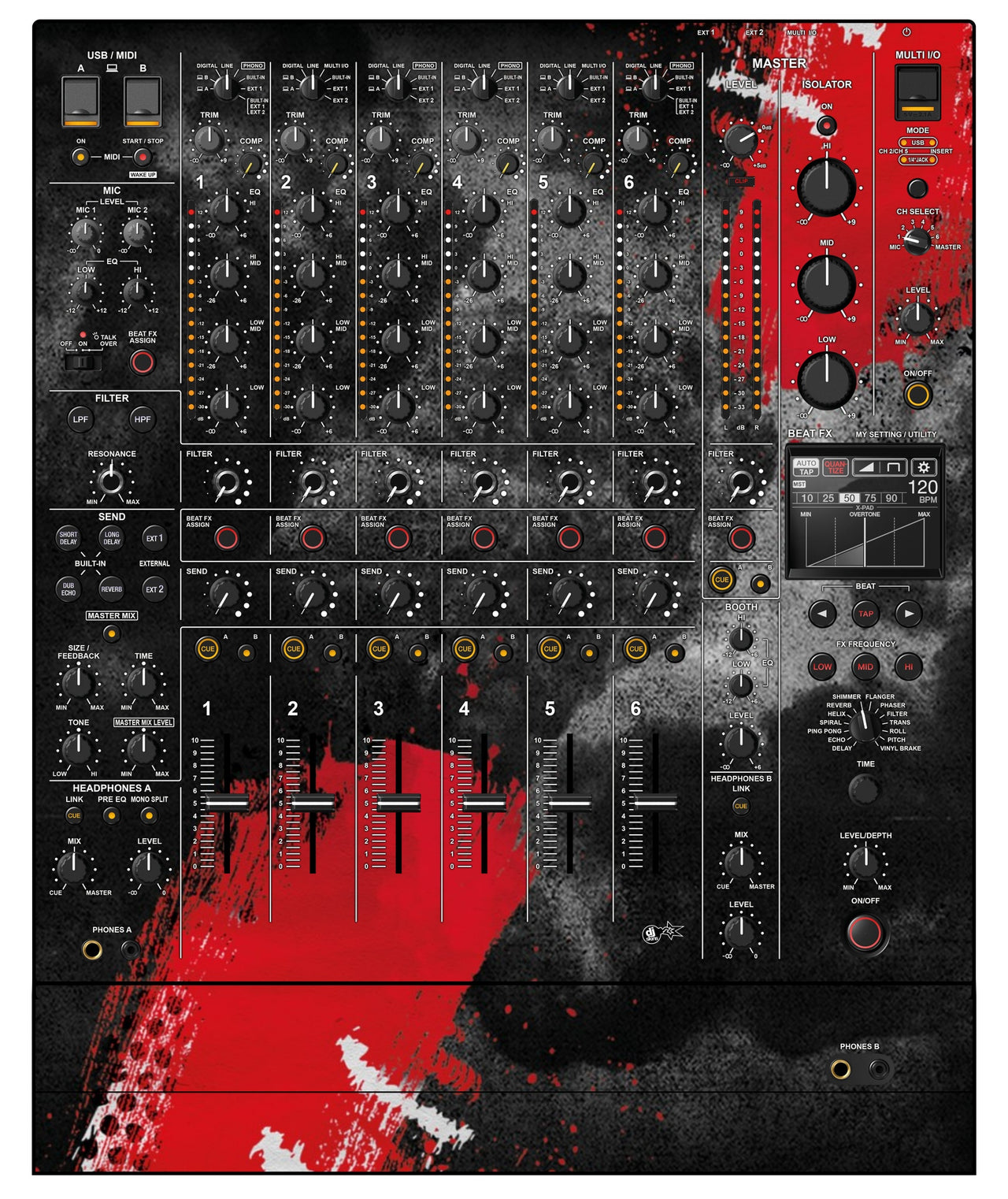 Pioneer DJ DJM V10 LF Skin What You are Waiting For