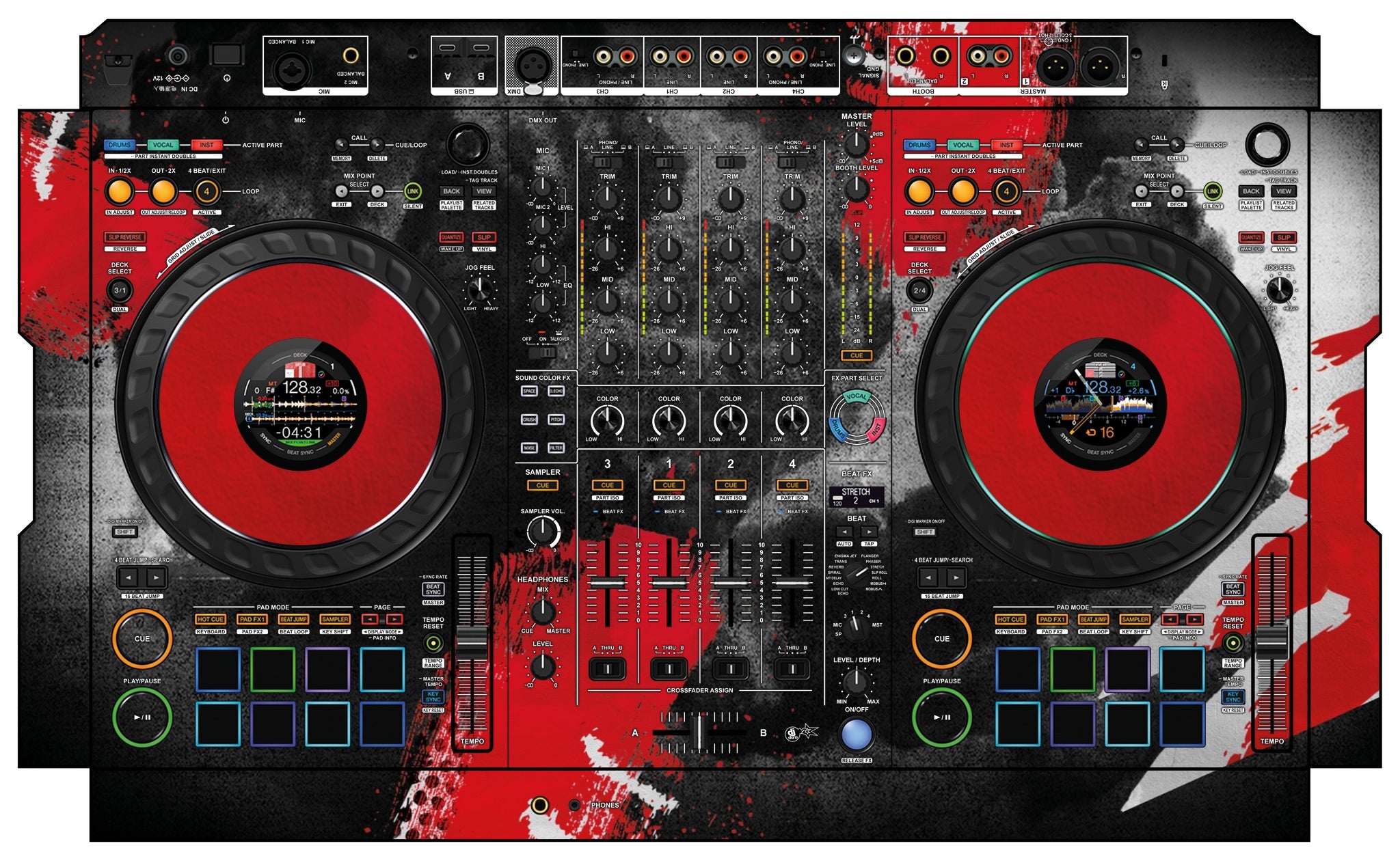 Pioneer DJ DDJ FLX10 Skin What You are Waiting For