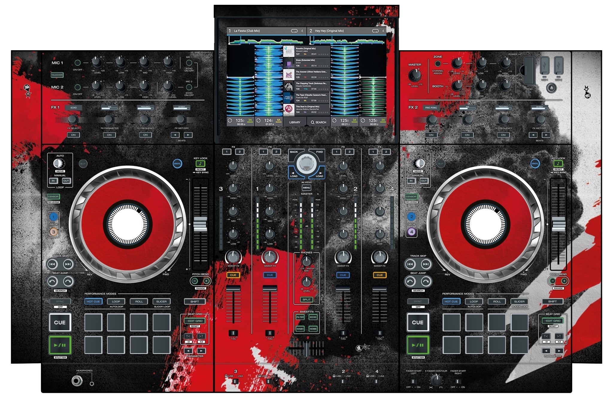 Denon DJ PRIME 4 Skin What You are Waiting For