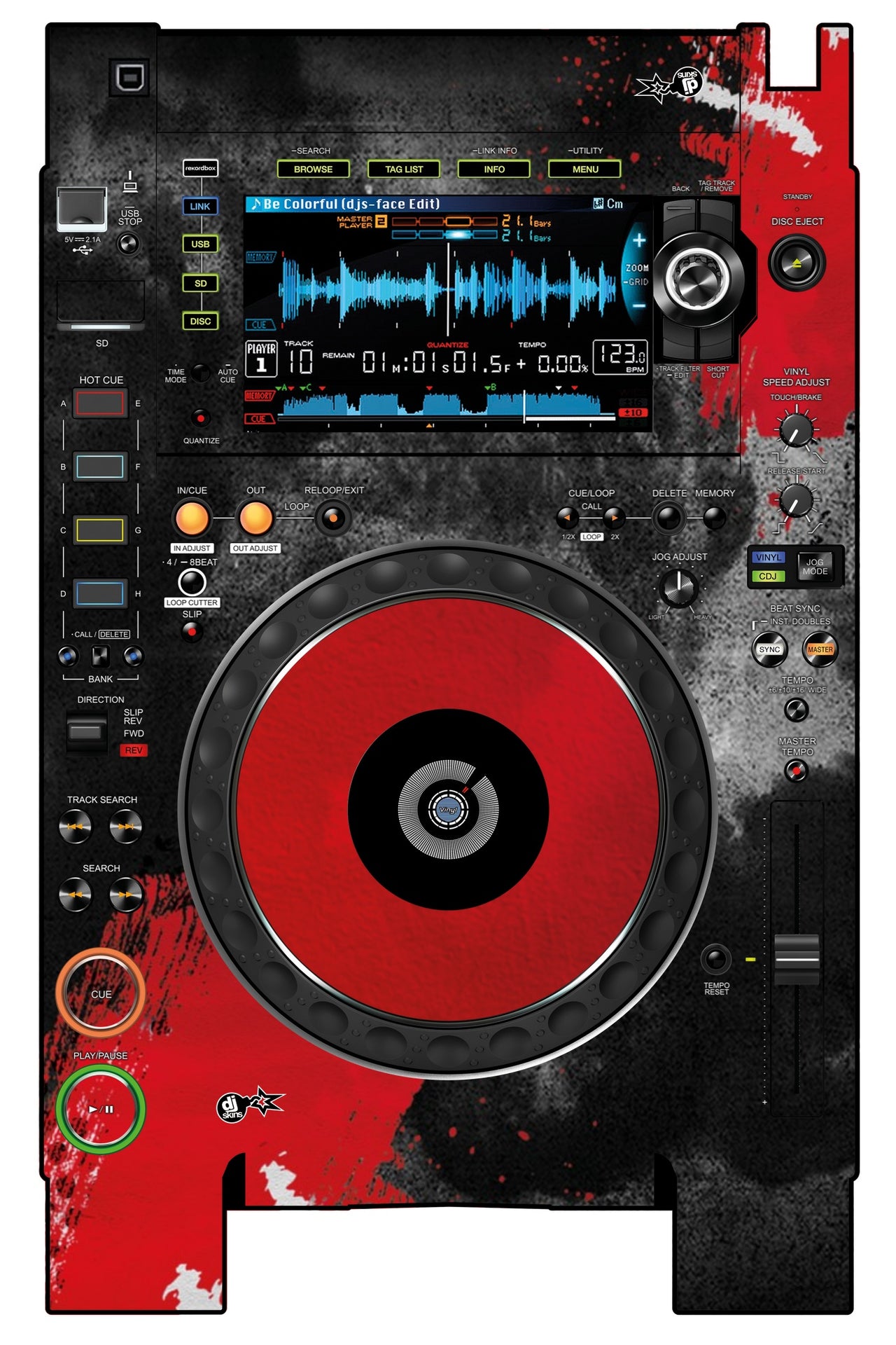 Pioneer DJ CDJ 2000 NEXUS 2 Skin What You are Waiting For