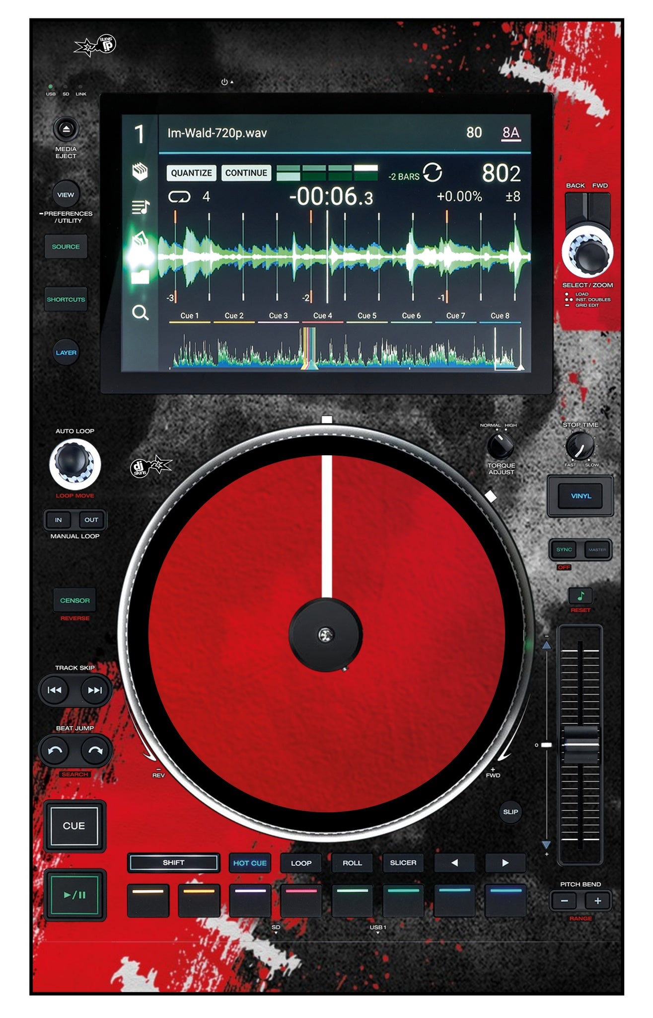 Denon DJ SC 6000 M Skin What You are Waiting For