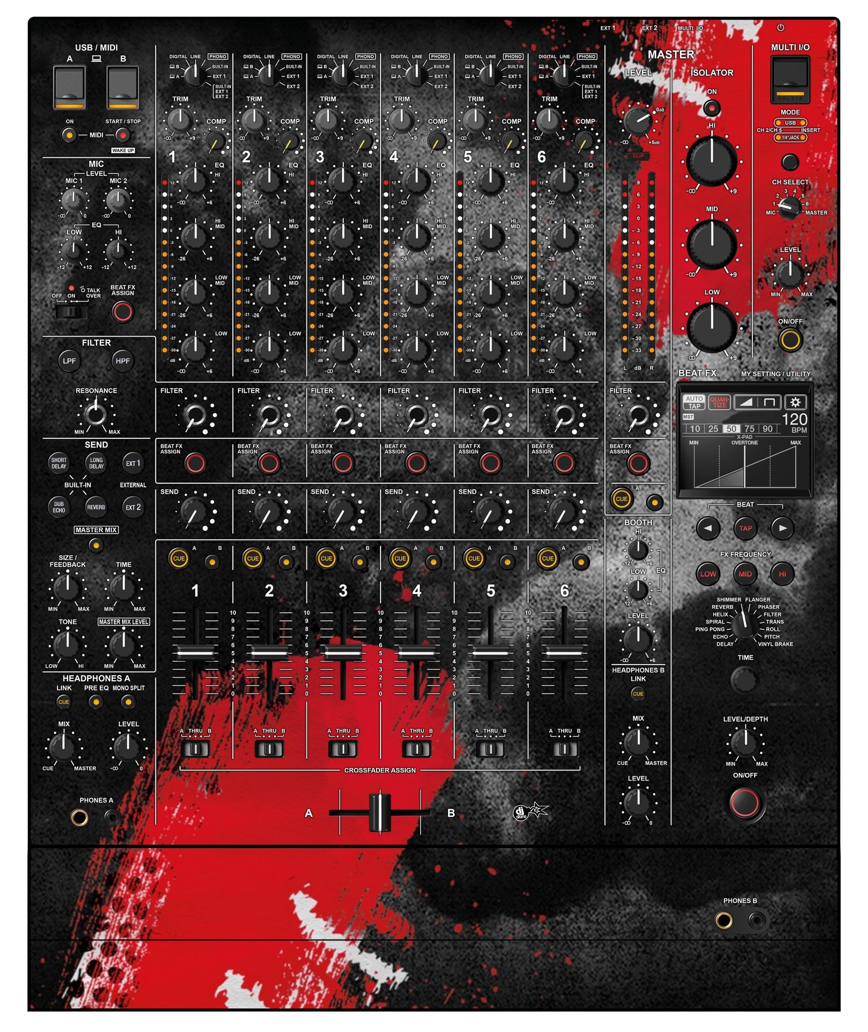 Pioneer DJ DJM V10 Skin What You are Waiting For