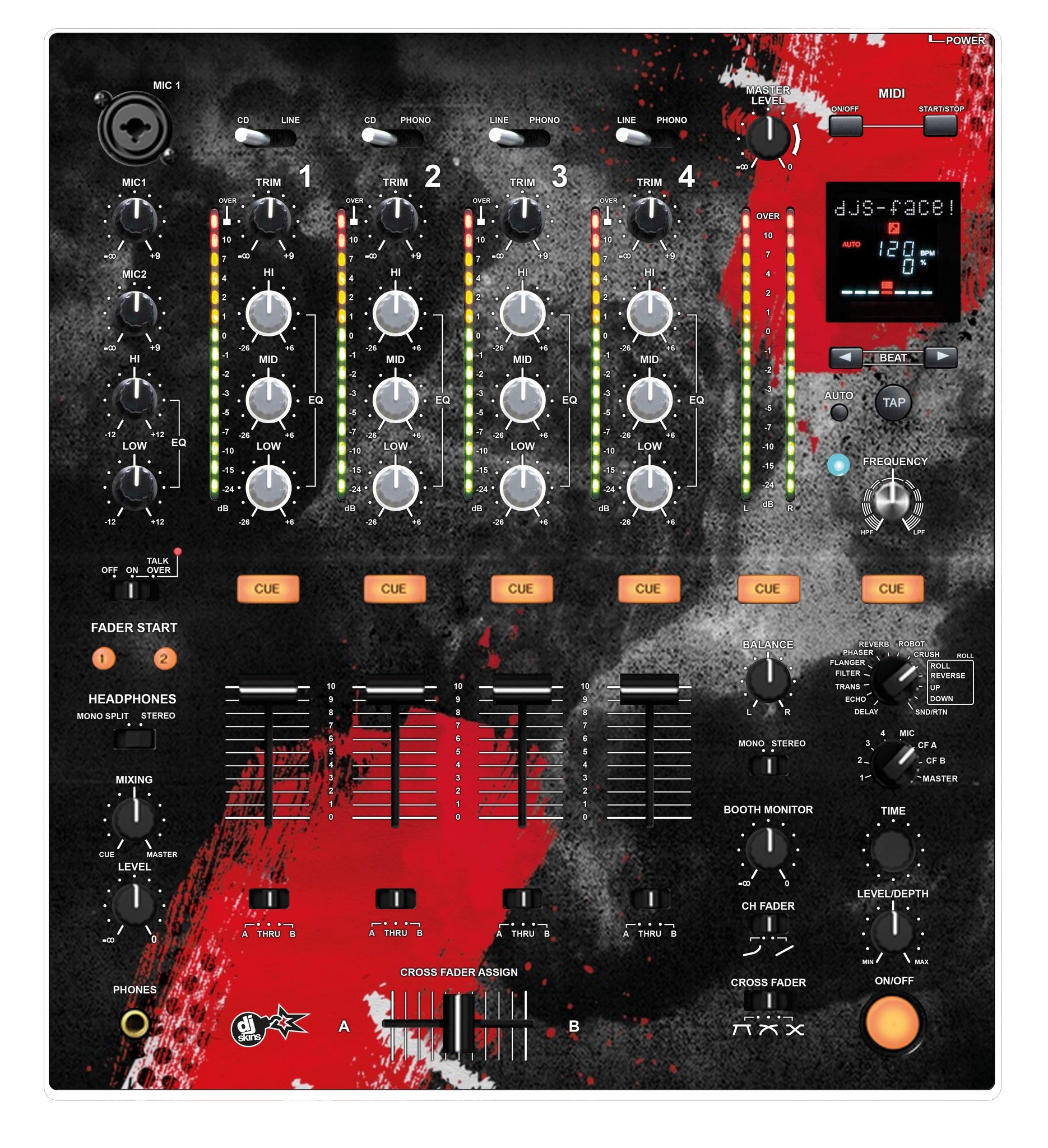 Pioneer DJ DJM 700 Skin What You are Waiting For