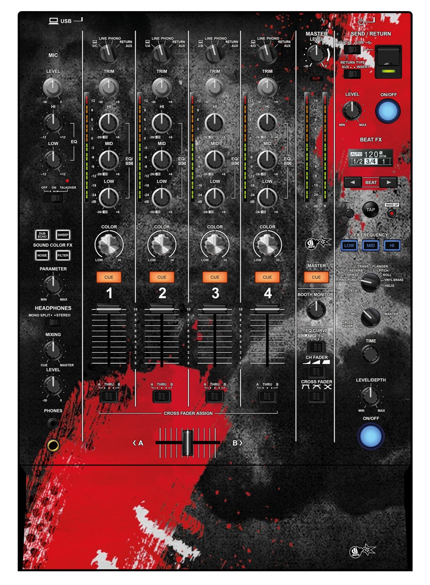 Pioneer DJ DJM 750 MK2 Skin What You are Waiting For