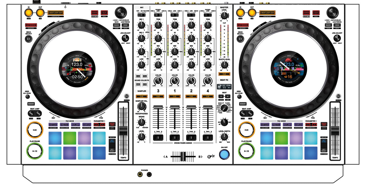 Pioneer DJ DDJ 1000 SRT Skin White