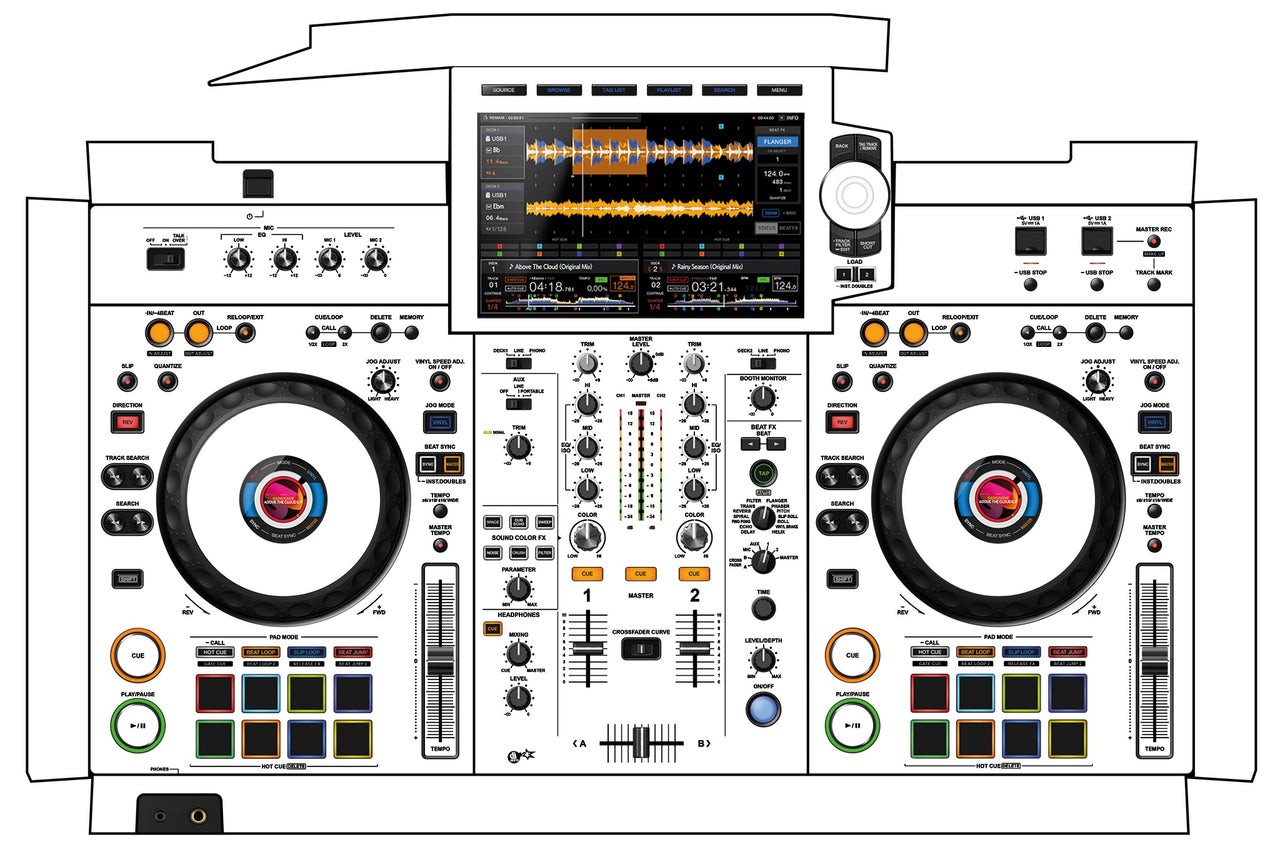 Pioneer DJ XDJ RX 3 Skin White
