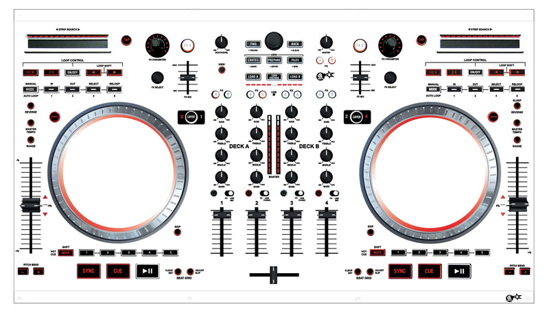 Numark NS 6 Skin White