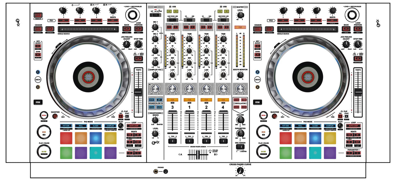 Pioneer DJ DDJ SZ 2 Skin White