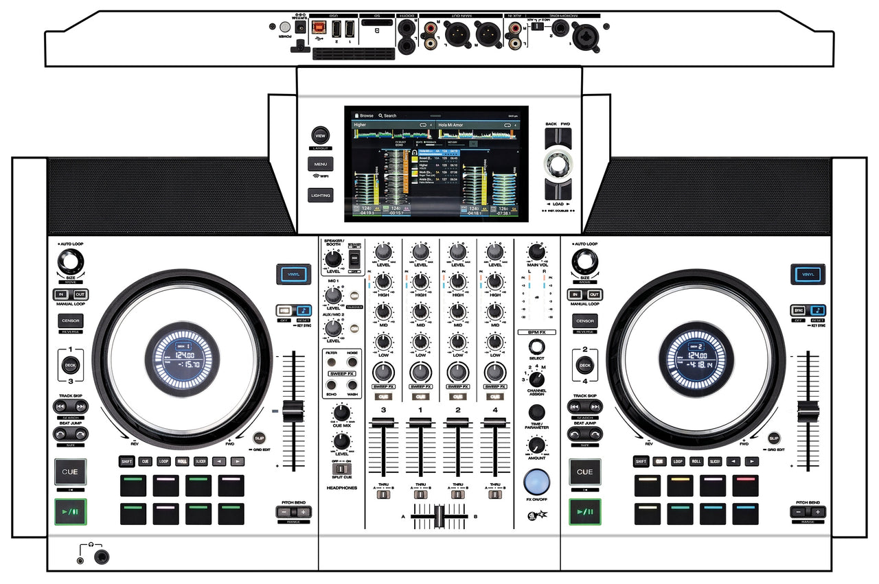 Denon DJ SC Live 4 Skin White