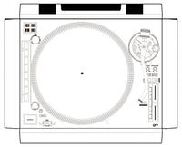 Reloop RP 8000 MK2 Skin White