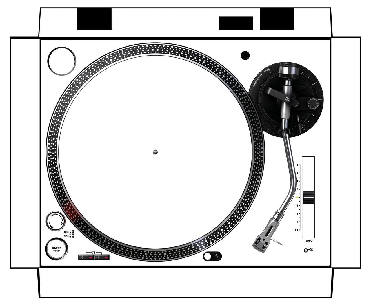Pioneer DJ PLX 500 Skin White