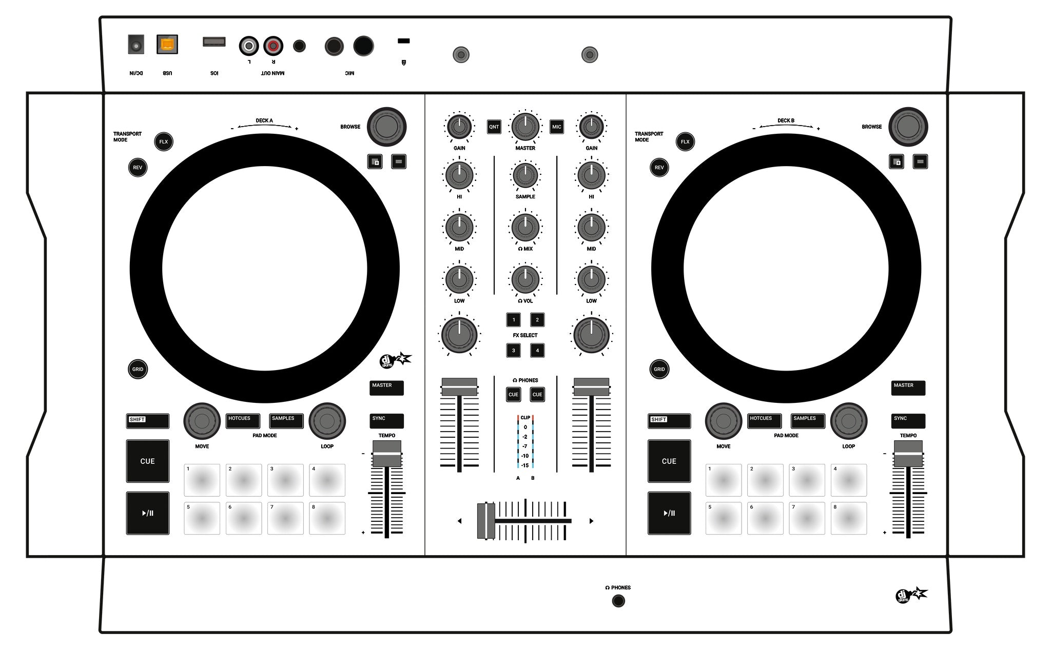 Native Instruments S2 MK3 Skin White