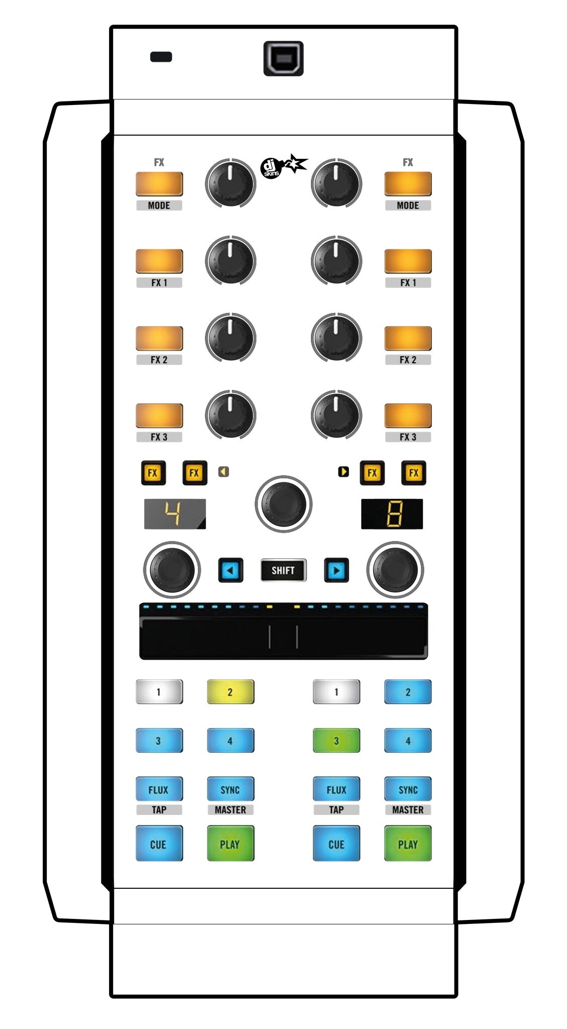 Native Instruments X1 MK2 Skin White