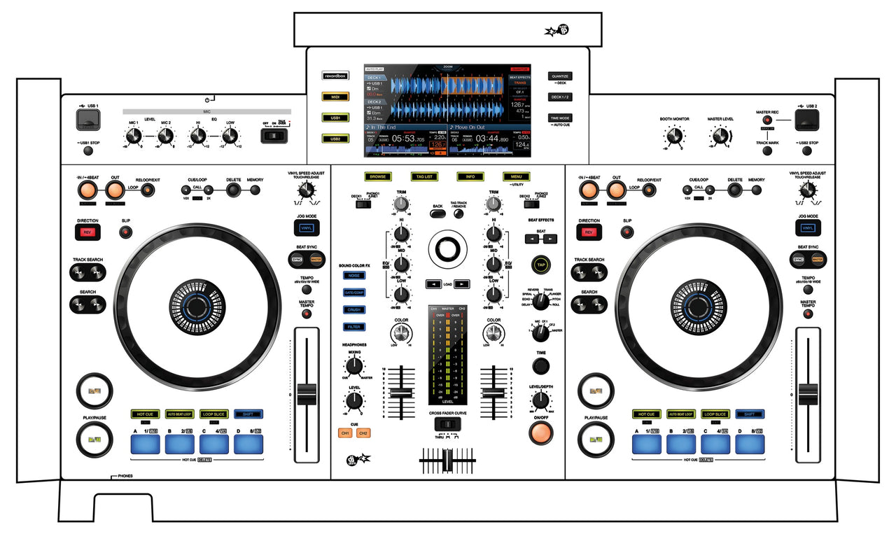 Pioneer DJ XDJ RX Skin White
