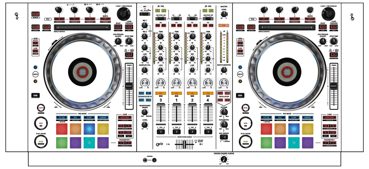 Pioneer DJ DDJ SZ Skin White
