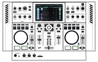 Denon DJ PRIME GO Skin White