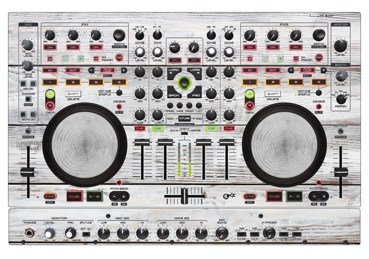 Denon DJ MC 6000 MK2 Skin Woody White