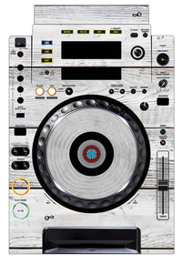 Pioneer DJ CDJ 900 Skin Woody White