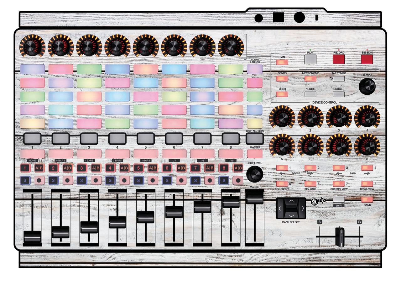 Akai Pro APC 40 MK2 Skin Woody White