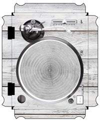 Technics 1200 / 1210 MK2 VERTICAL Skin Woody White