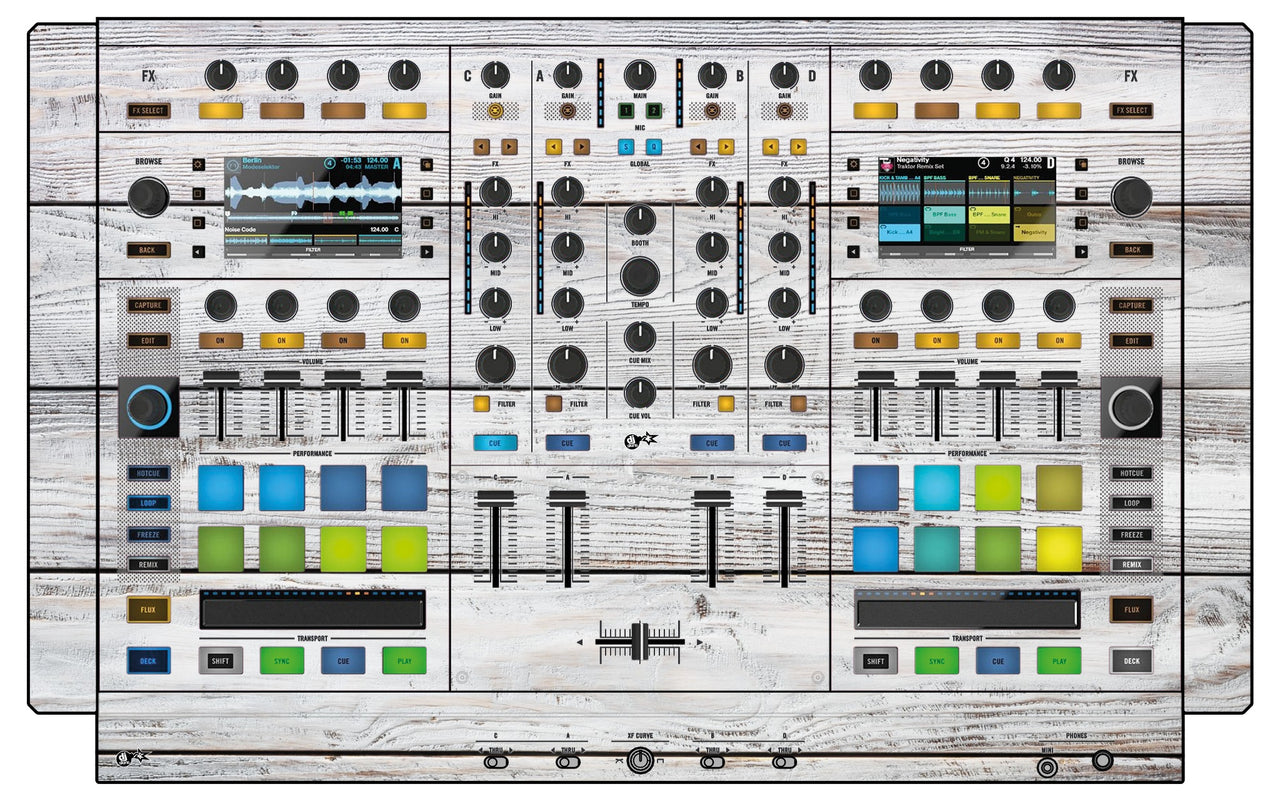 Native Instruments S8 Skin Woody White