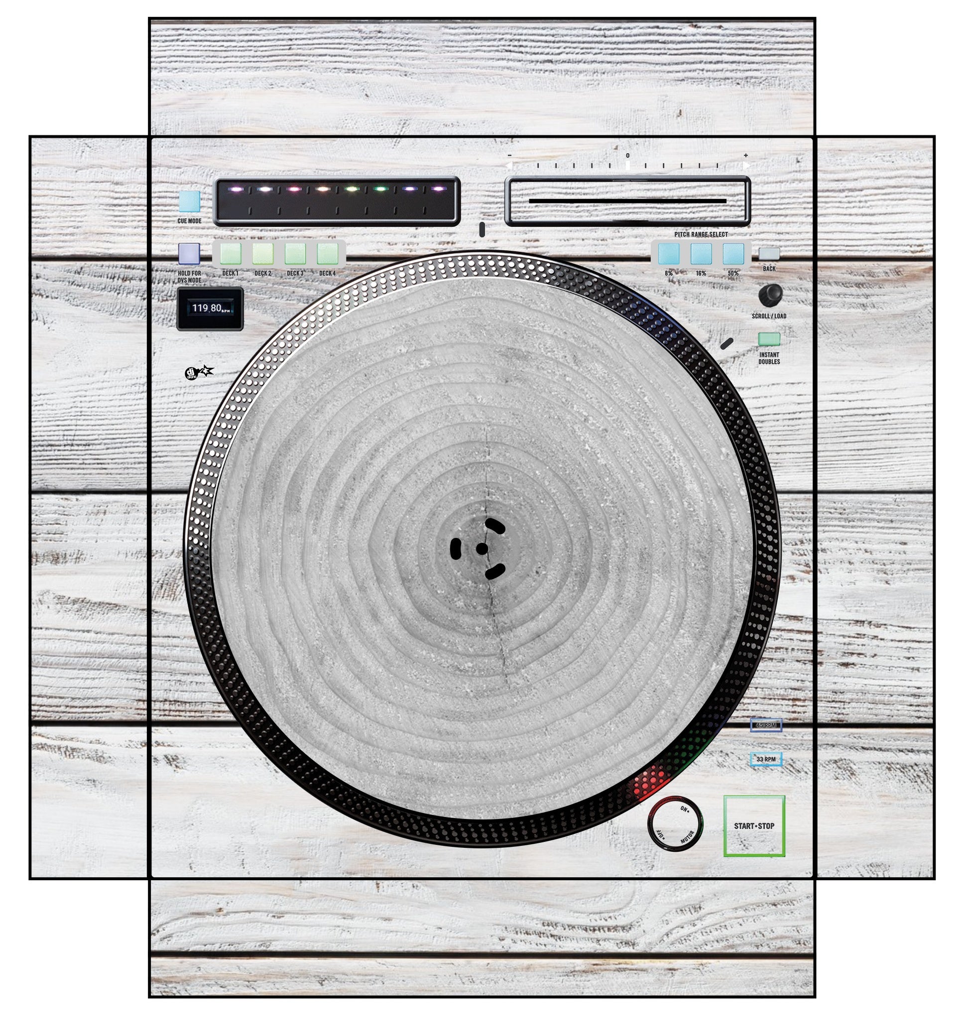 Rane TWELVE MK2 Skin Woody White