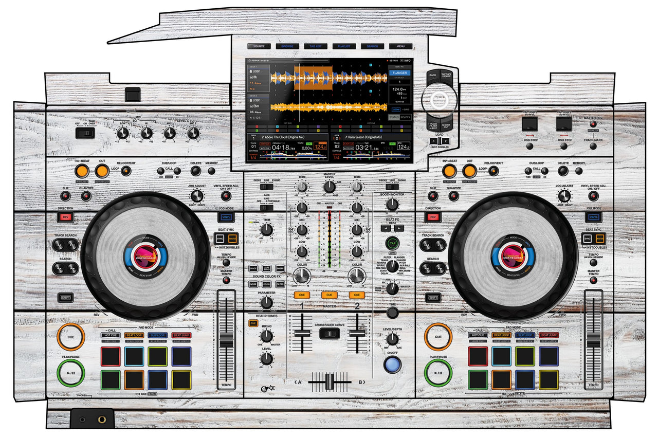 Pioneer DJ XDJ RX 3 Skin Woody White
