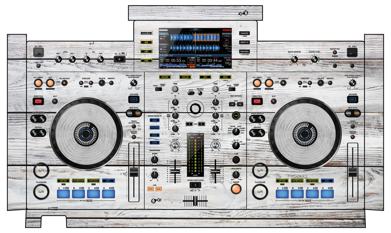 Pioneer DJ XDJ RX Skin Woody White