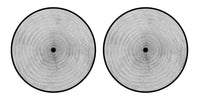 Universal Vinyl Labelsticker (12.5 cm - LARGE) Skin Woody White