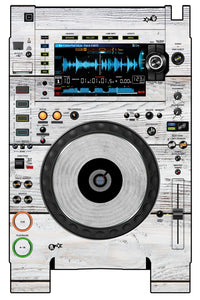 Pioneer DJ CDJ 2000 NEXUS 2 Skin Woody White