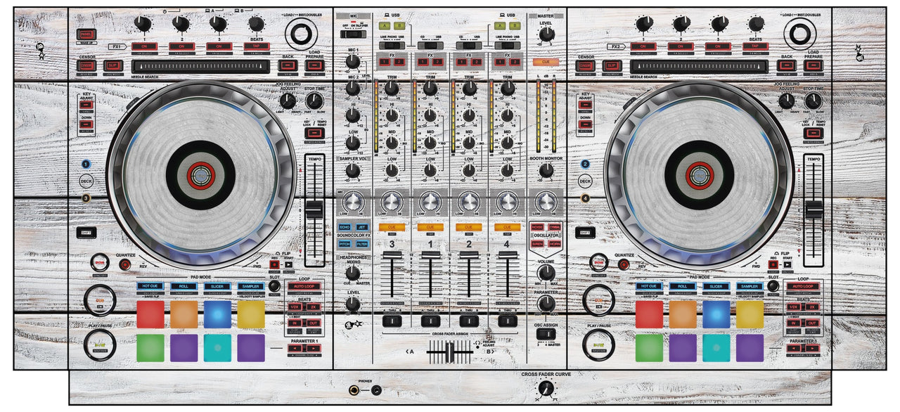 Pioneer DJ DDJ SZ 2 Skin Woody White