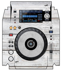 Pioneer DJ XDJ 1000 MK2 Skin Woody White