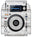 Pioneer DJ XDJ 1000 MK2 Skin Woody White