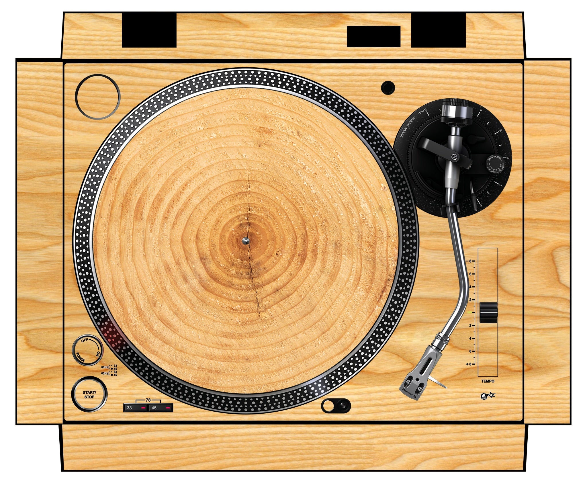 Pioneer DJ PLX 500 Skin Woody