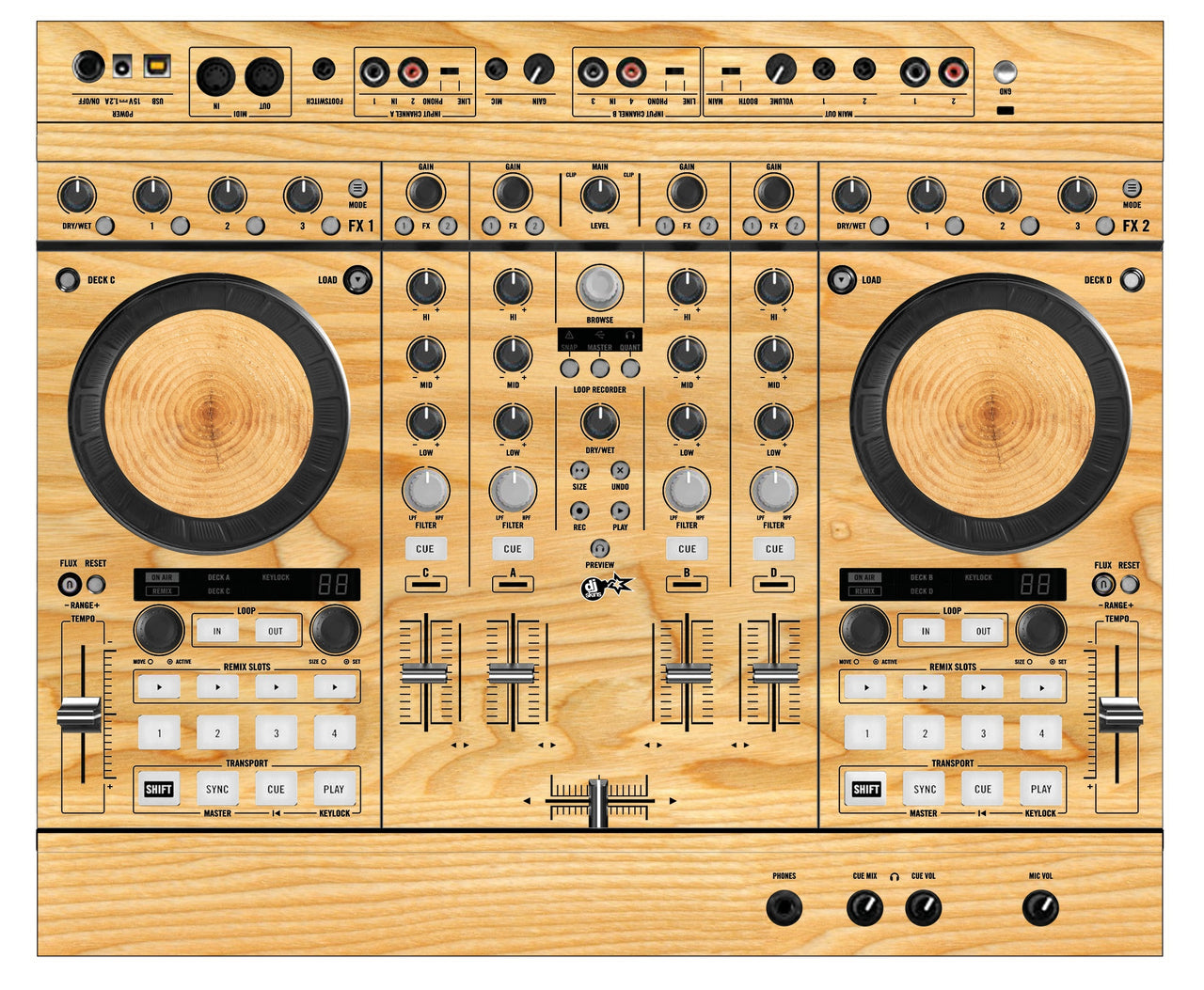 Native Instruments S4 MK2 Skin Woody