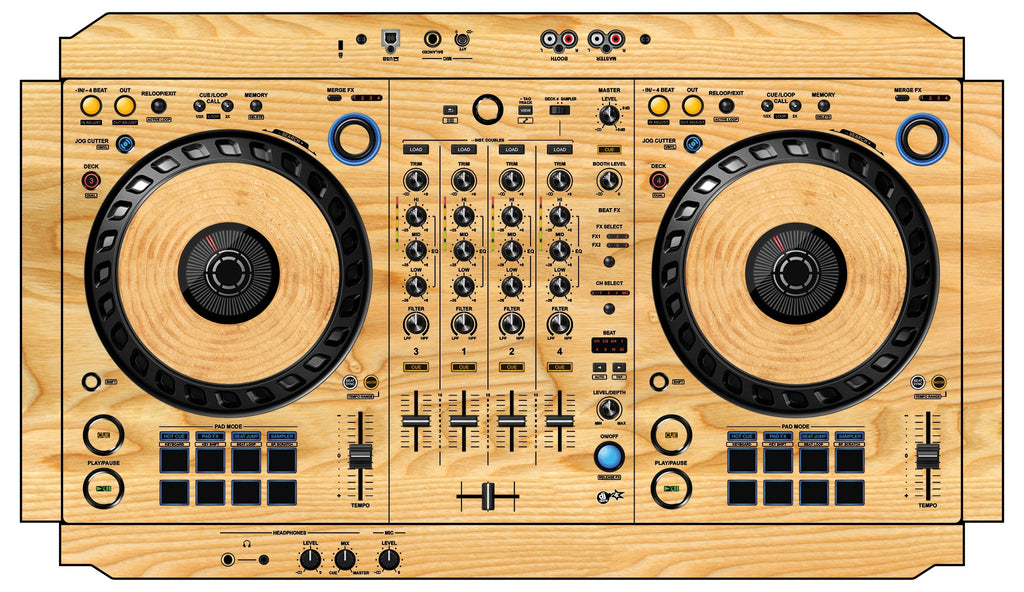 Pioneer DJ DDJ FLX6 Skin Woody