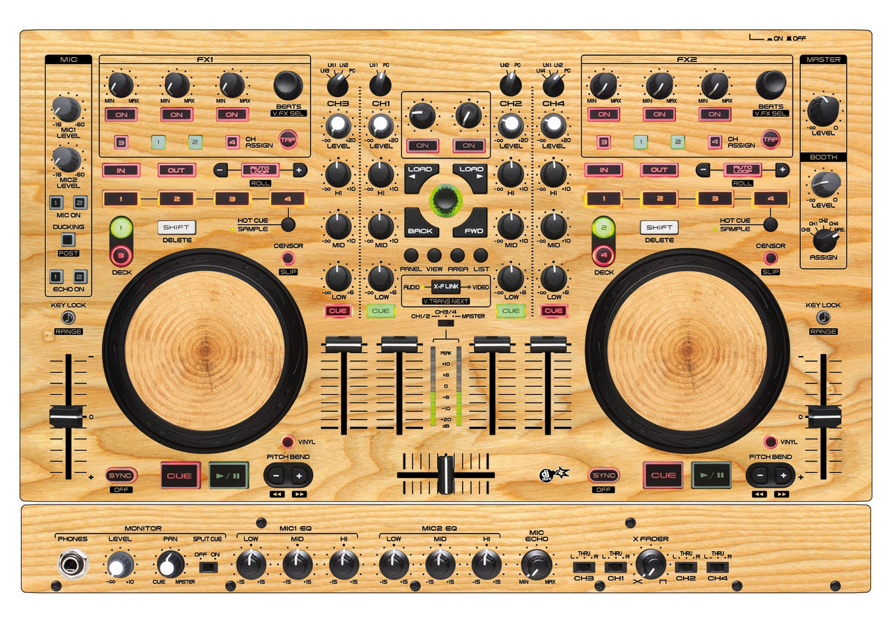 Denon DJ MC 6000 MK2 Skin Woody