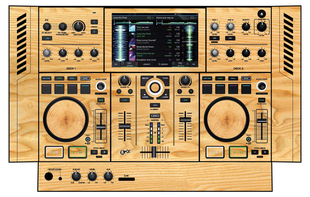 Denon DJ PRIME GO Skin Woody