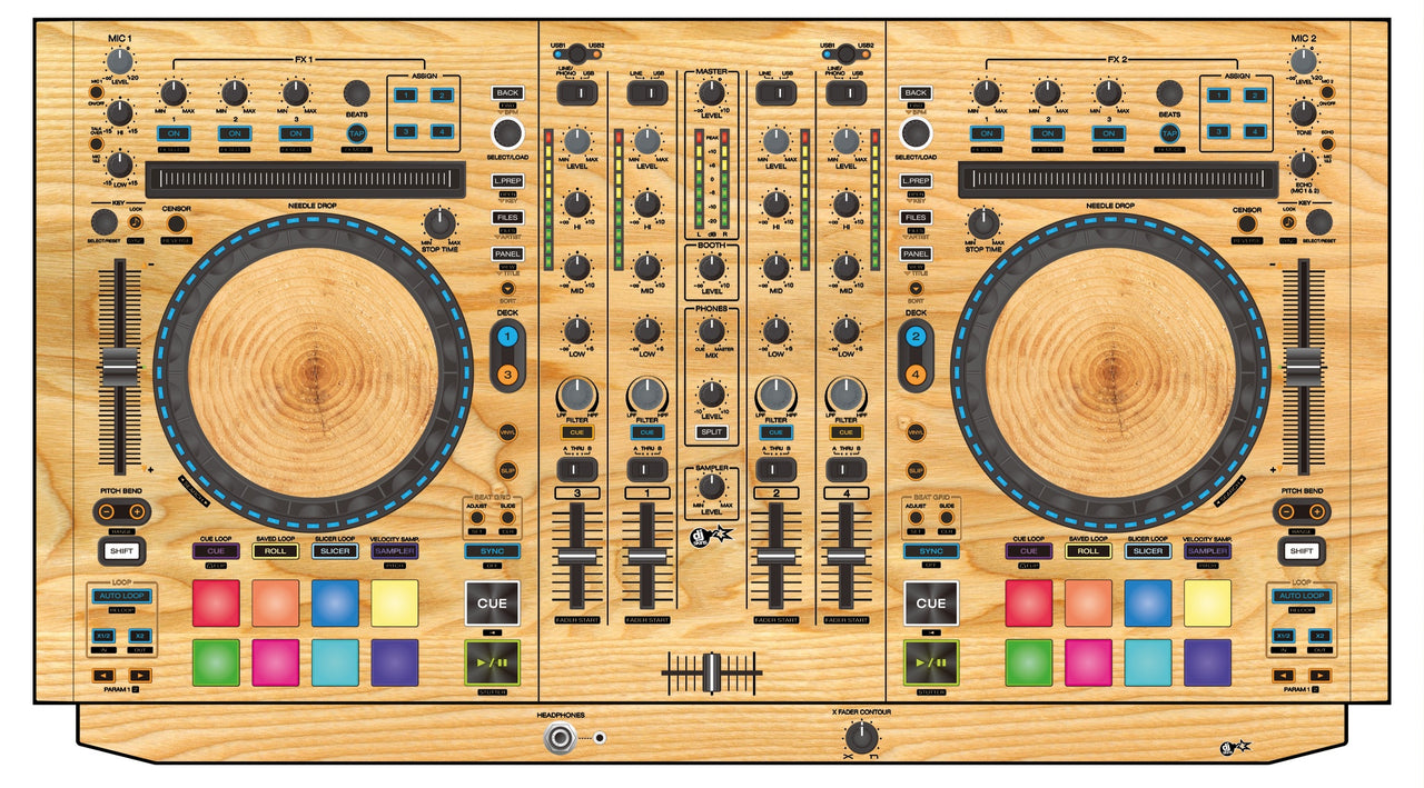 Denon DJ MC 7000 Skin Woody