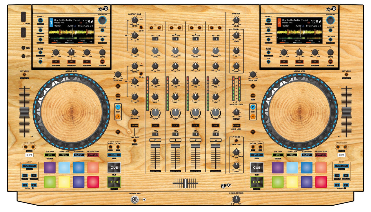 Denon DJ MCX 8000 Skin Woody
