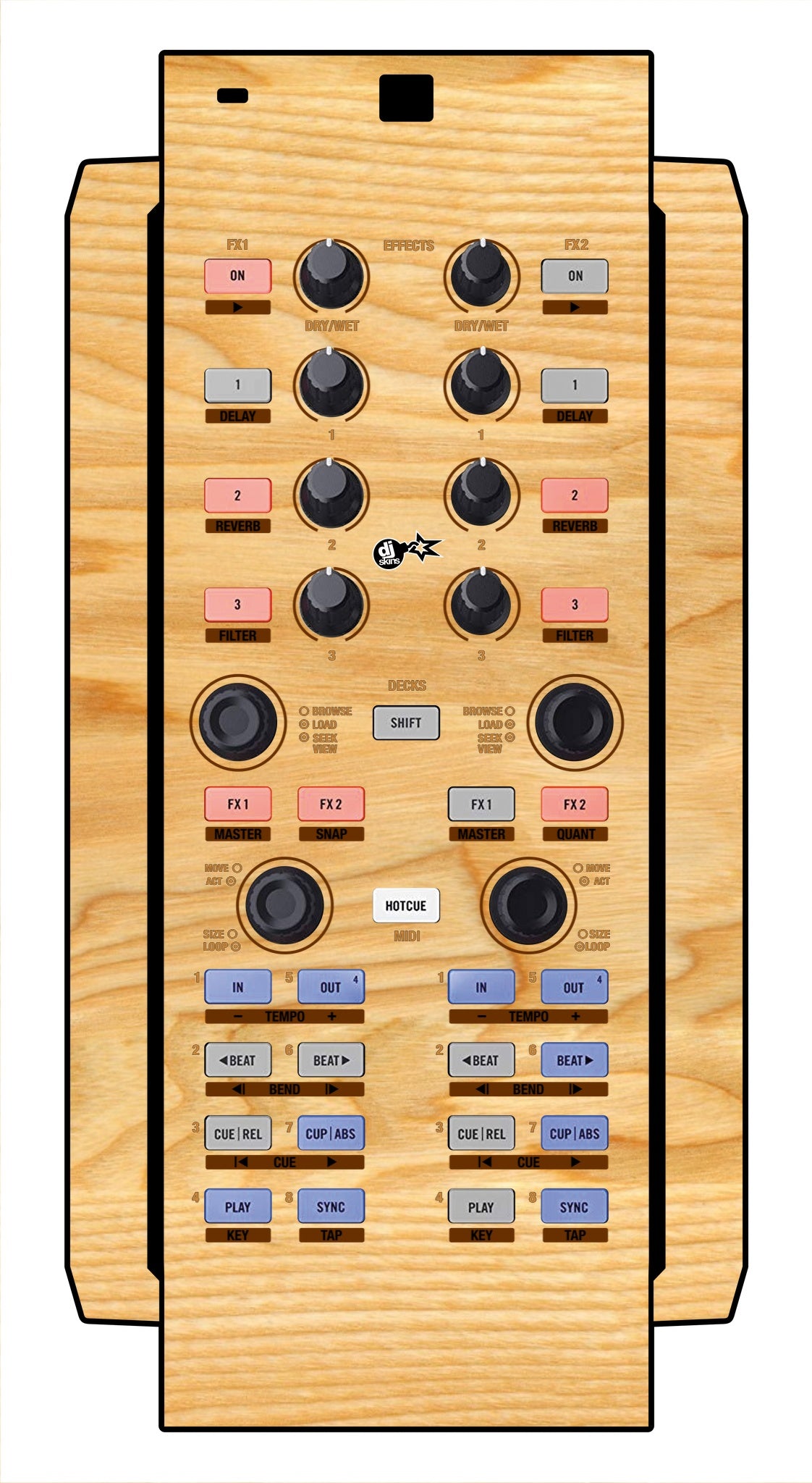 Native Instruments X1 Skin Woody