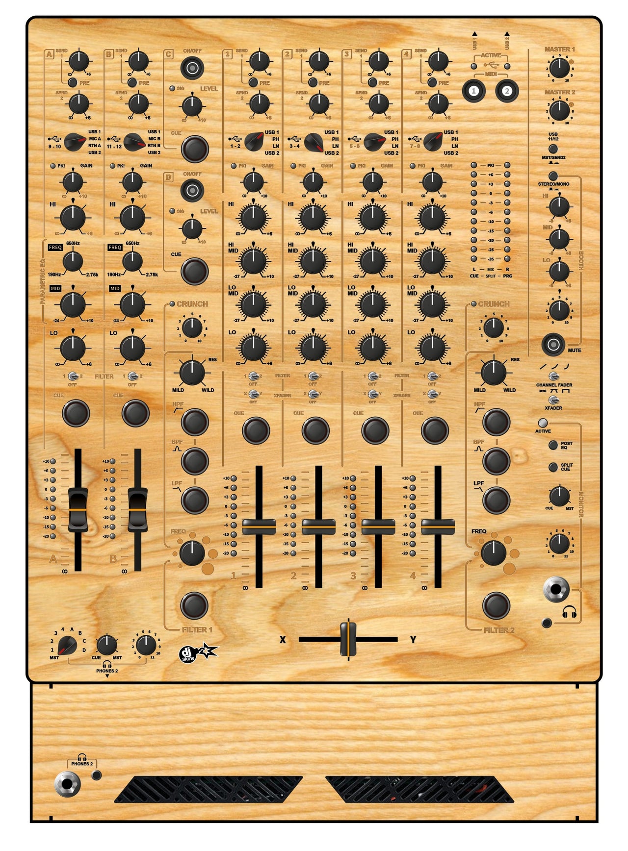 Allen and Heath XONE 96 Skin Woody