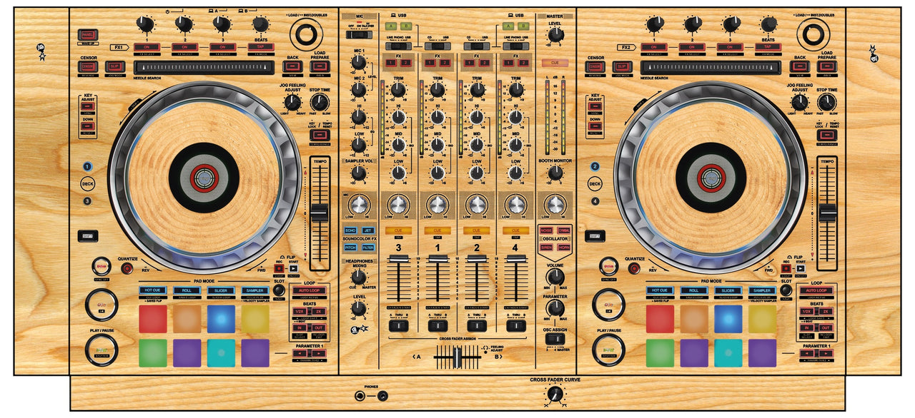 Pioneer DJ DDJ SZ 2 Skin Woody